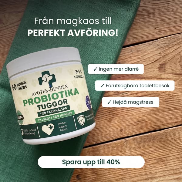 Probiotika Som Löser Din Hunds Mag-, Hud- & Energiproblem