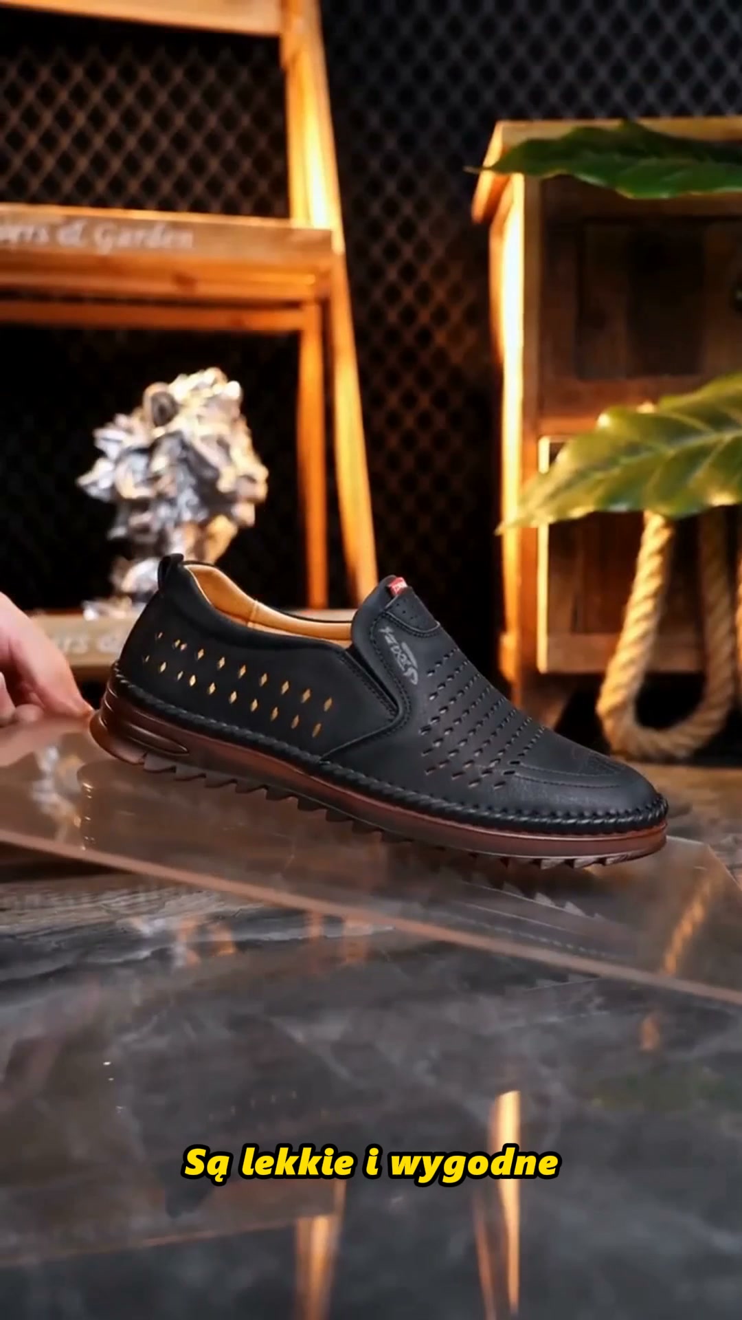 【39-44】 Ręcznie robione skórzane męskie buty outdoorowe
