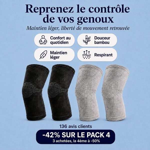 COMPRESSFLEX.COM NOUVEAU : le confort dont vos genoux ont besoin