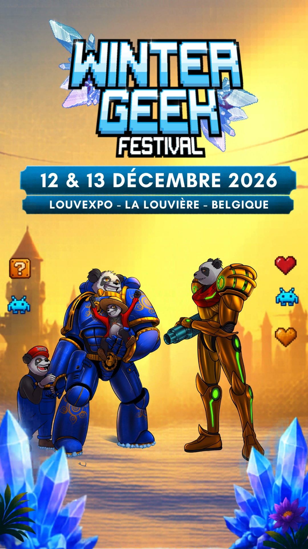 Le Winter Geek Festival 2026 revient les 12 et 13 décembre à Louvexpo !