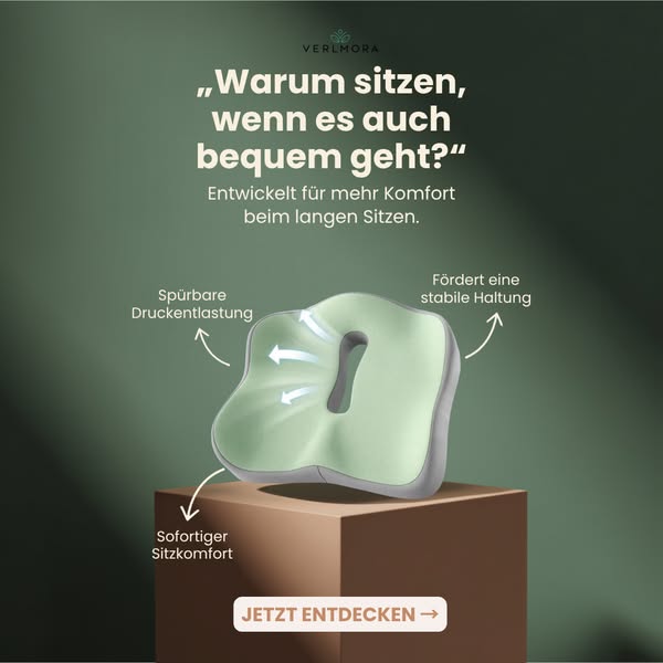 Rückenschmerzen beim Sitzen?