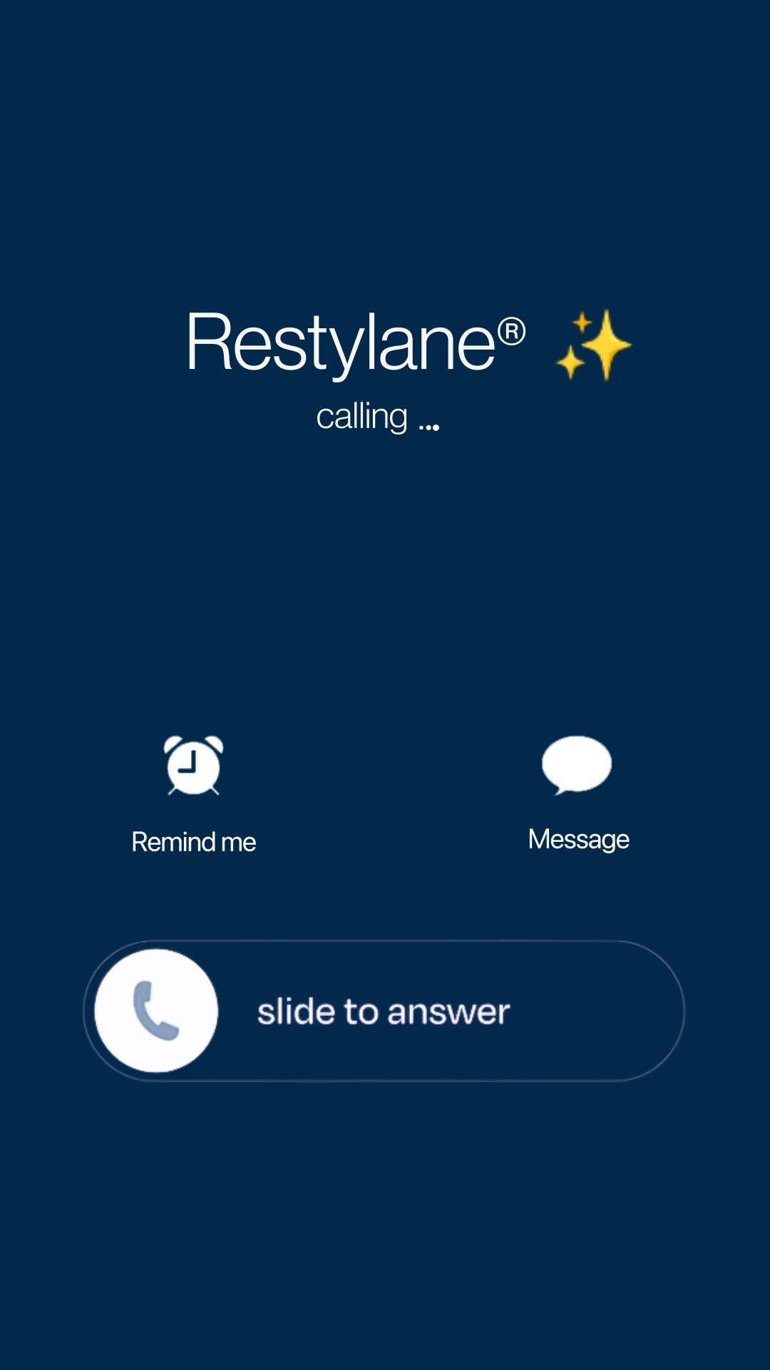 Anúncio de Restylane