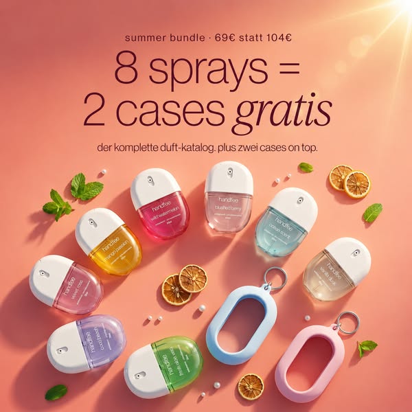 Ab 4 Sprays je 8 € + Gratis Case + Kostenloser Versand