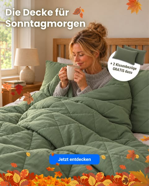 Nur noch kurz: 2 Kissenbezüge GRATIS