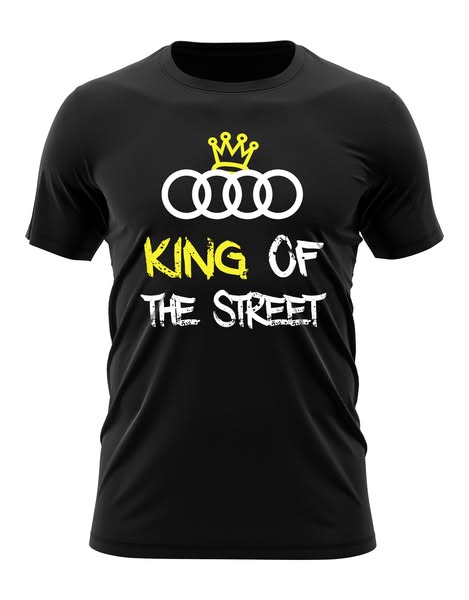 Koszulka męska z nadrukiem AUDI KING OF THE STREET