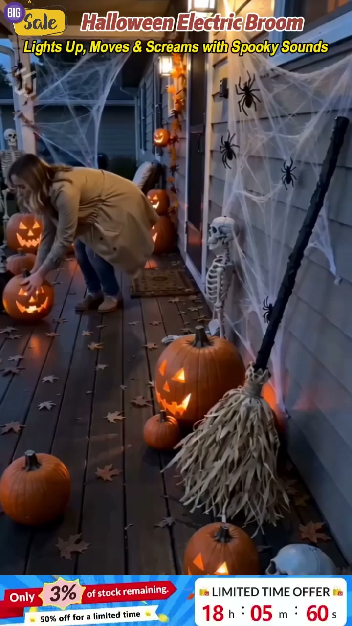 The Witch Broom That Comes Alive