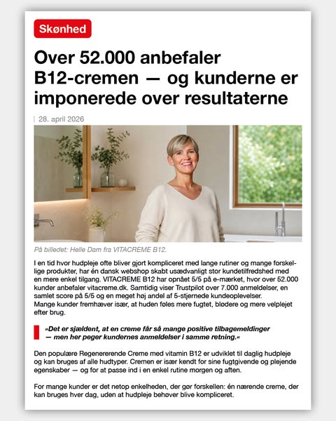 Se den populære B12-creme