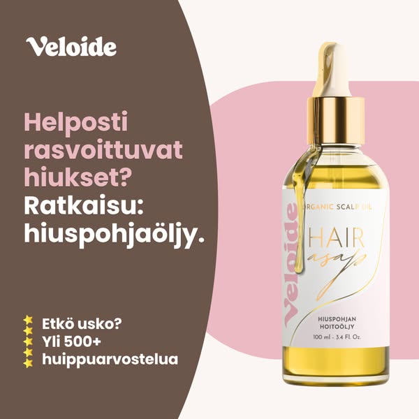 Rasvoittuuko hiuspohja? Syy voi yllättää.
