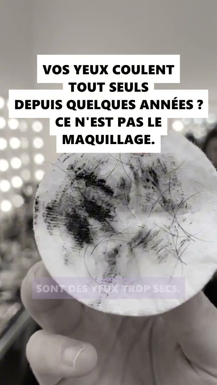 Vos yeux coulent tout seuls ? Ce n'est pas le maquillage.