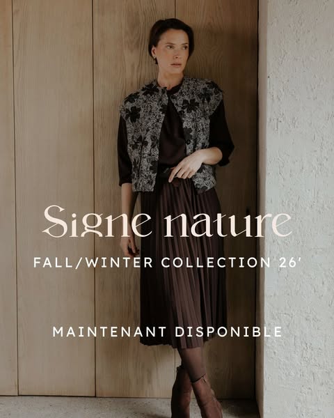 La collection Automne/Hiver 2026 est là !