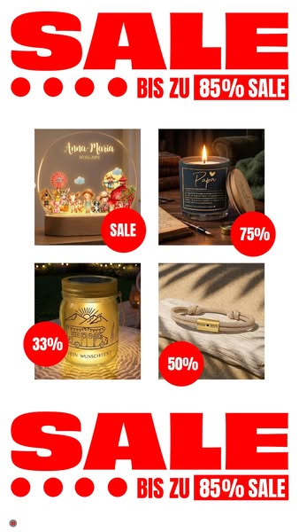 Bis zu 85 % sparen