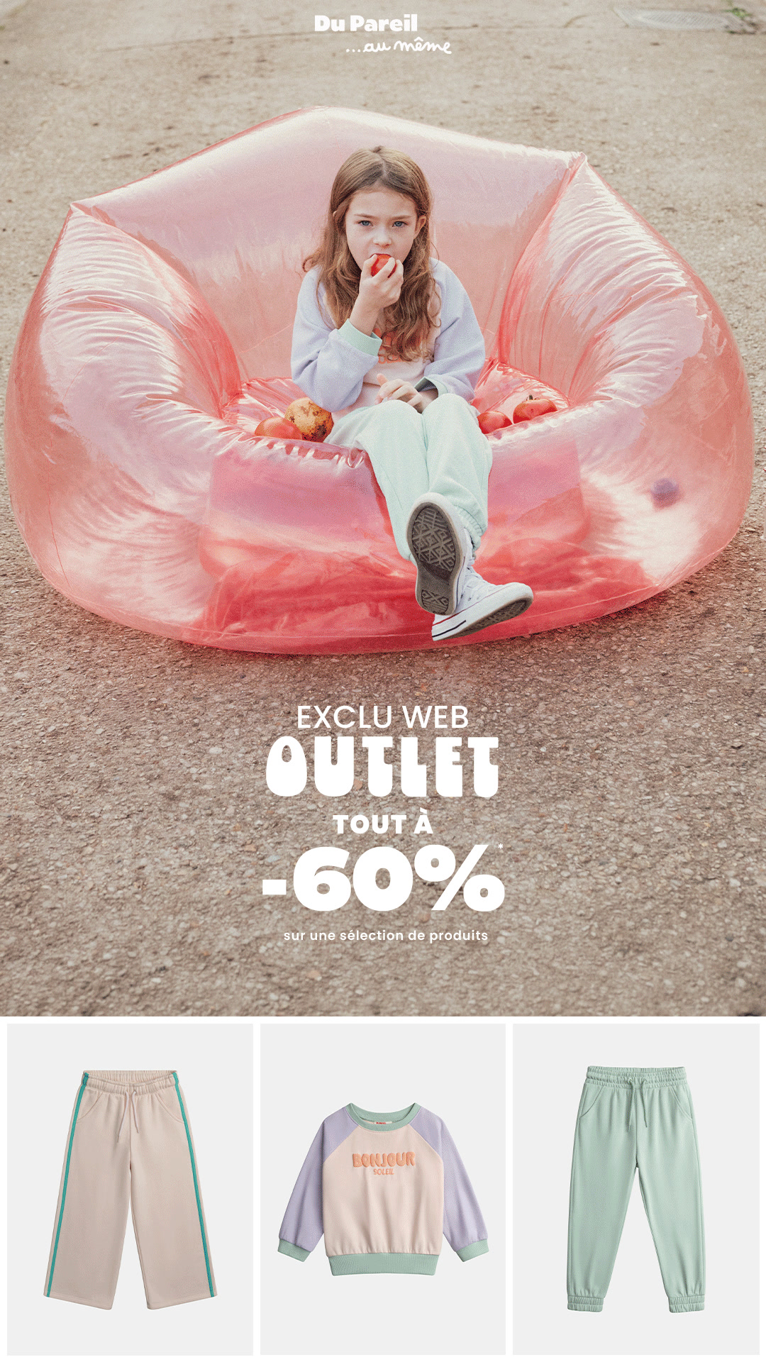 Outlet Exclu Web Fille