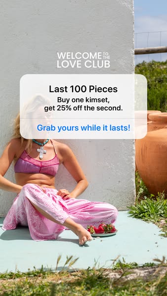 Buy 1 Kimset, Get 25% OFF the 2nd