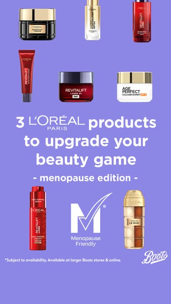 UPGRADE YOUR MENOPAUSAL SKINCARE GAME.