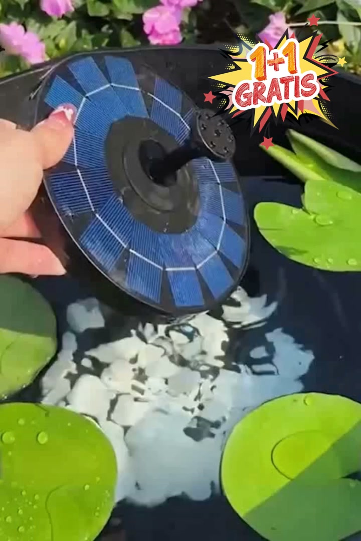 Acquista una fontana solare, ottieni un'altra GRATIS!