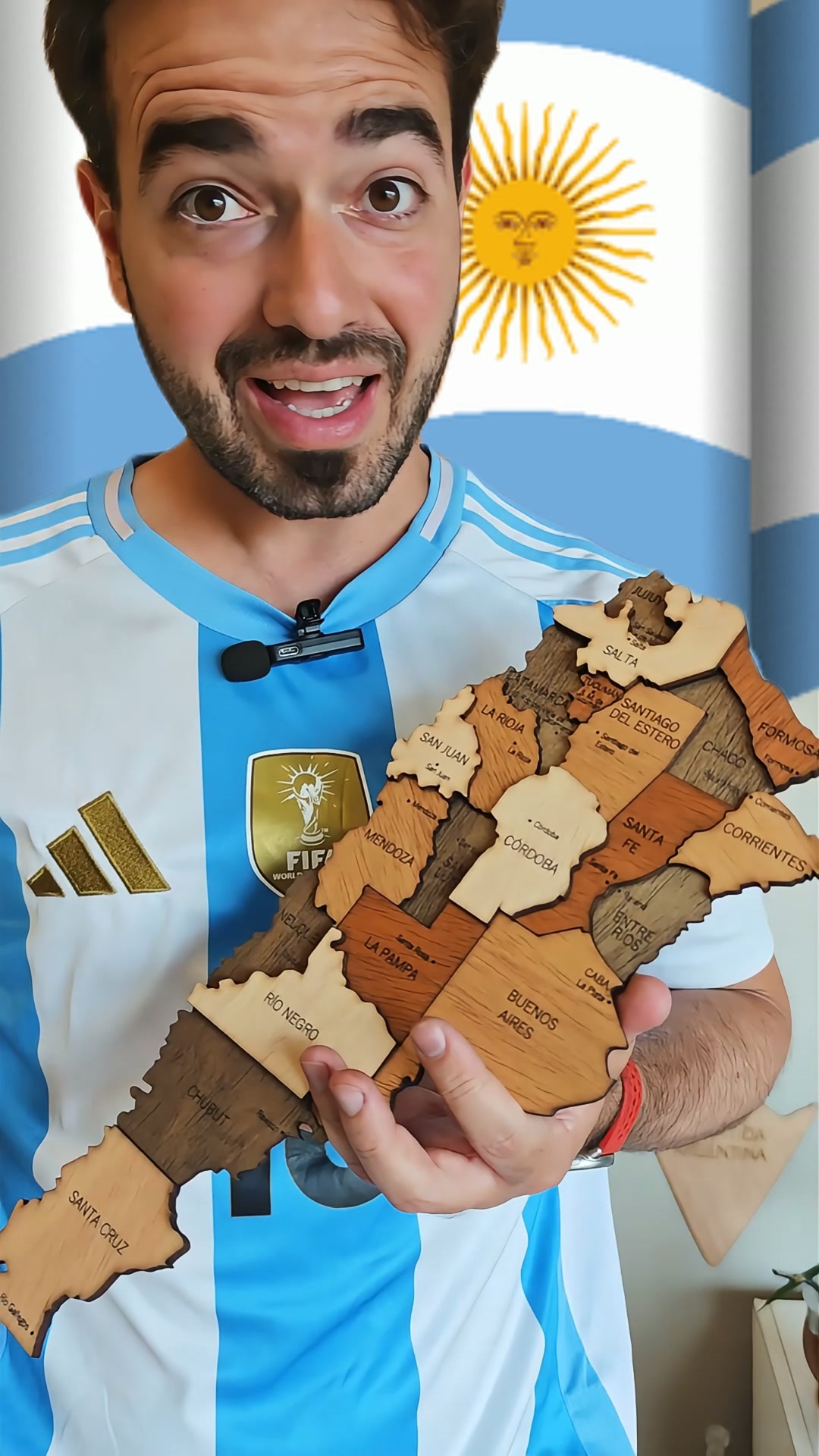 Mapa de Madera Argentina