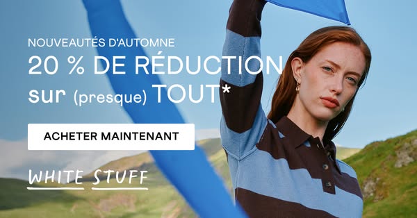 20 % sur les pièces pour temps froid