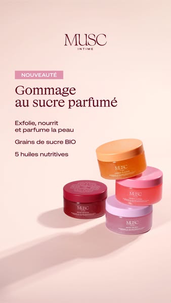 Nouveau : les gommages parfumés