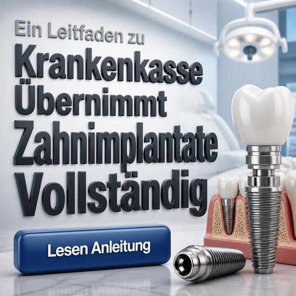 Krankenkasse und Zahnimplantate - Was Sie Wissen Müssen
