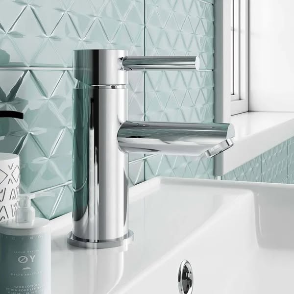 Chrome Plated Basin Mixer Tap | Trent Modern Round Basin Tap