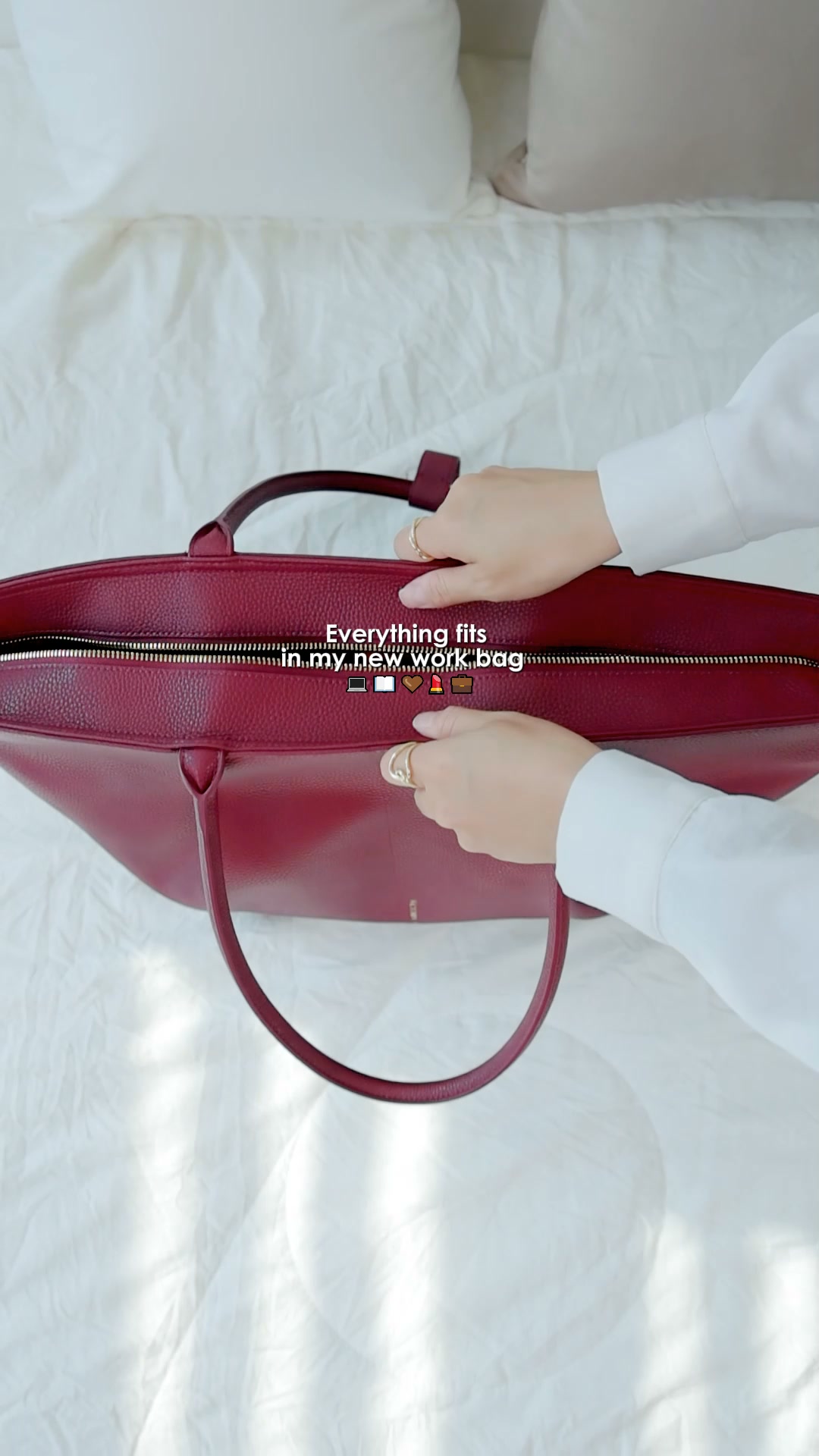 Business & Laptop Handtasche Ada Rot | Für Laptops bis zu 16