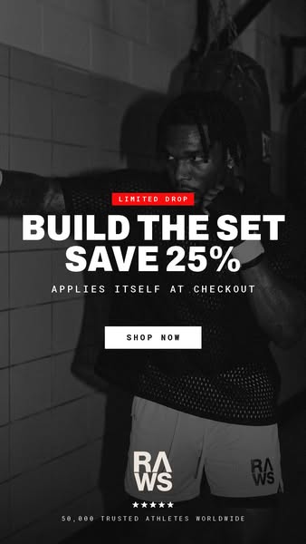 Any 3 Items, 25% Off.