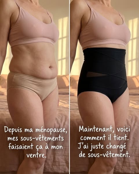 Je n'ai changé qu'une chose : mon sous-vêtement