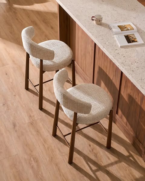 CLIPOP Ansel Bar Stools, Cosy Seat