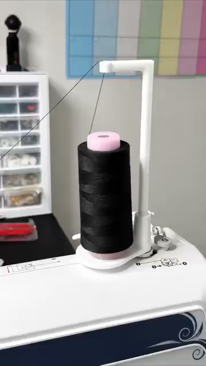 Say goodbye to wobbly spools and messy thread.