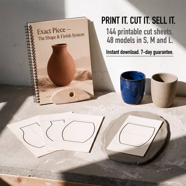 Every pot is a flat shape before it is a pot.
