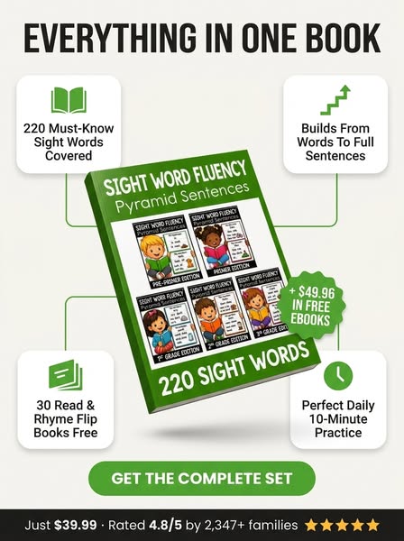 Where Sight Words Finally Start To Stick
