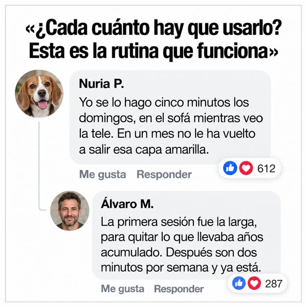 Limpieza dental en casa, sin anestesia