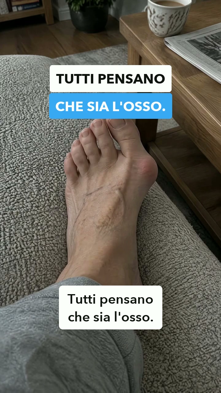 Non è l'osso. È un muscolo che dorme.