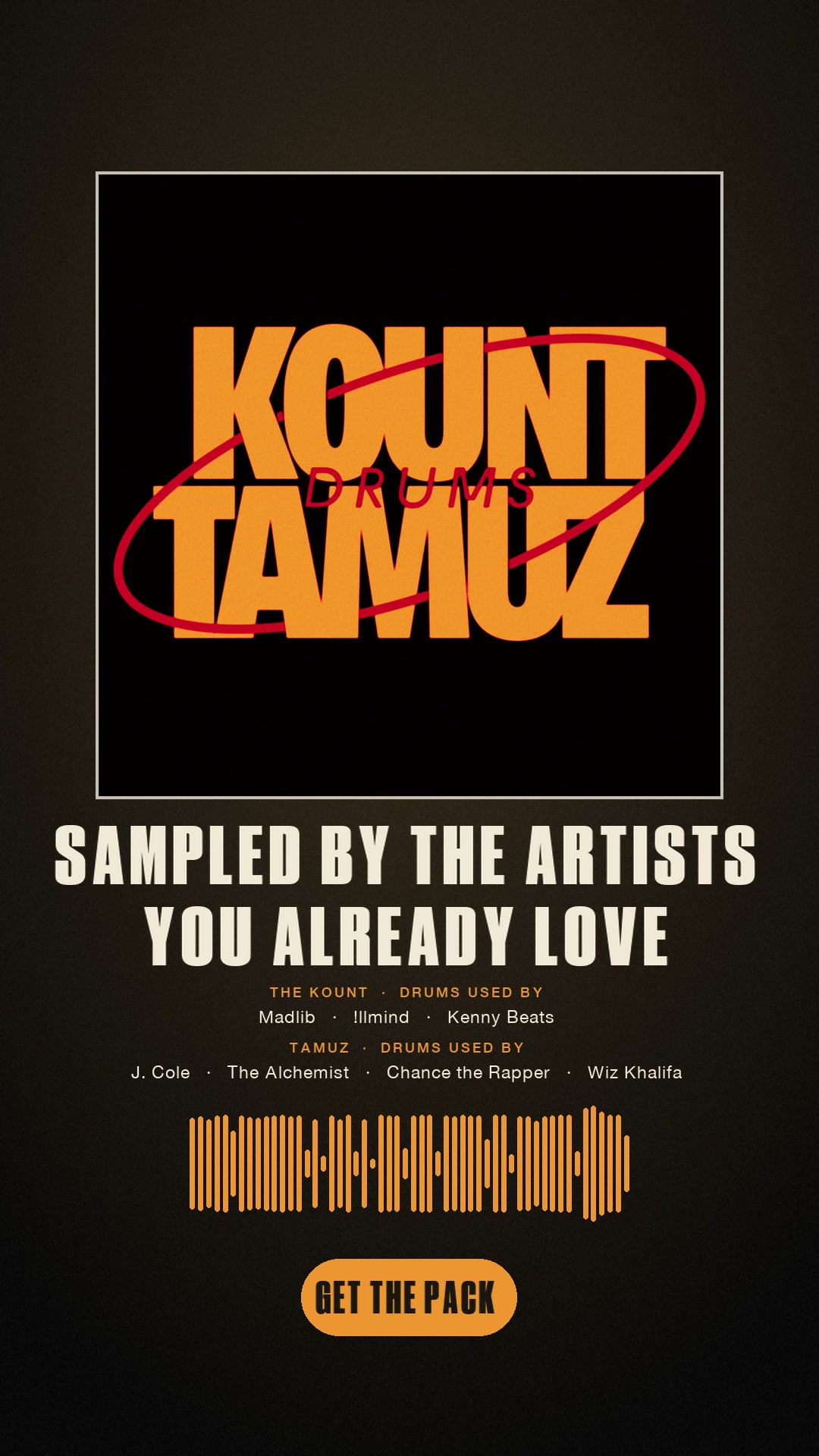 KOUNT X TAMUZ DRUMS | $29.95