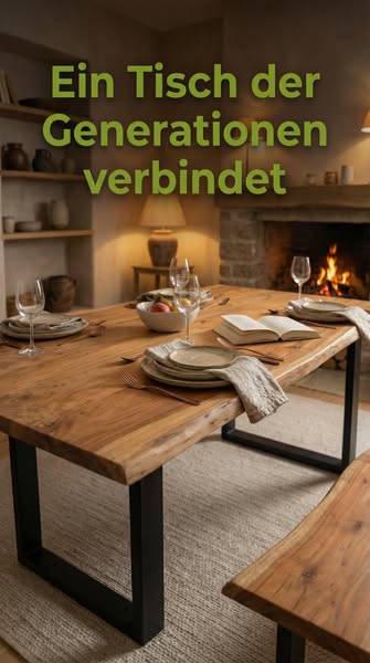 LINELE Massivholz Esstische – zeitloses Design