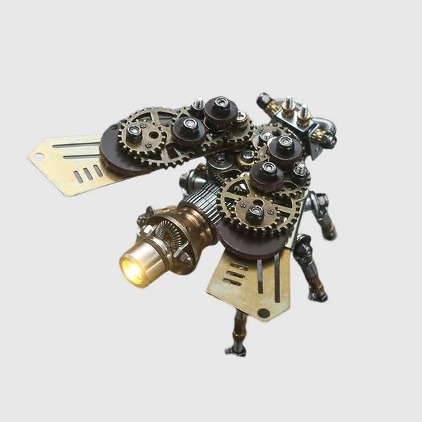Mechanical Insect Model | DIY Metal Dragonfly Hornet Firefly Desk Sculpture | Creative Gift for Him
