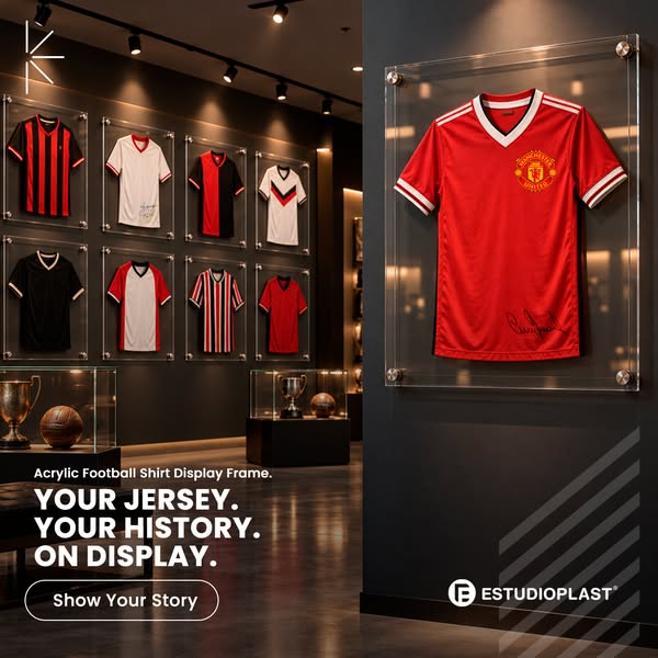 Acrylic Football Shirt Display Frame