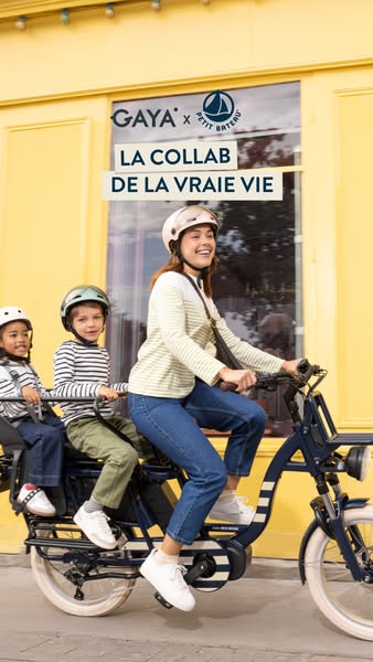 Petit Bateau x GAYA, le vélo pour la vraie vie