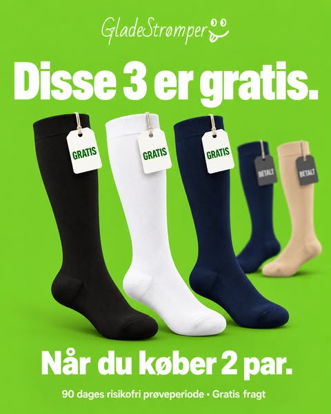 Slut med hævede ben!