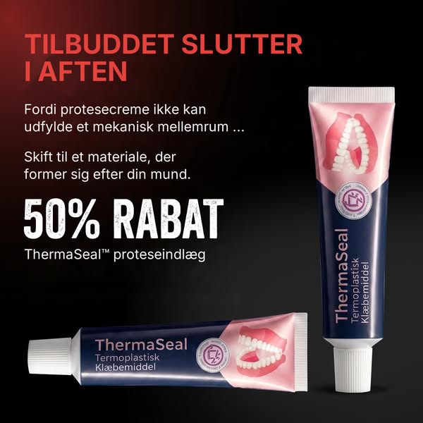 50% rabat i dag. Holder i dagevis.