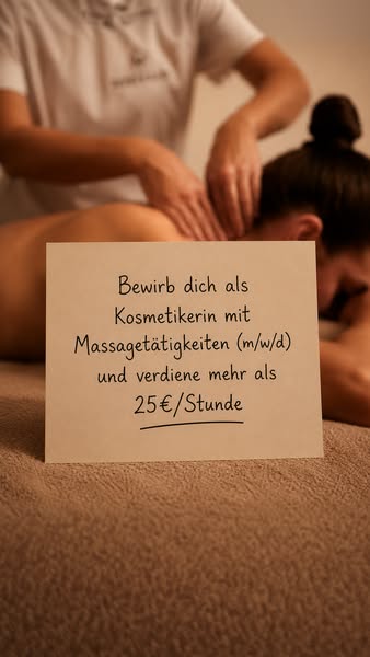 Jetzt bewerben: Kosmetiker mit Massage Tätigkeit