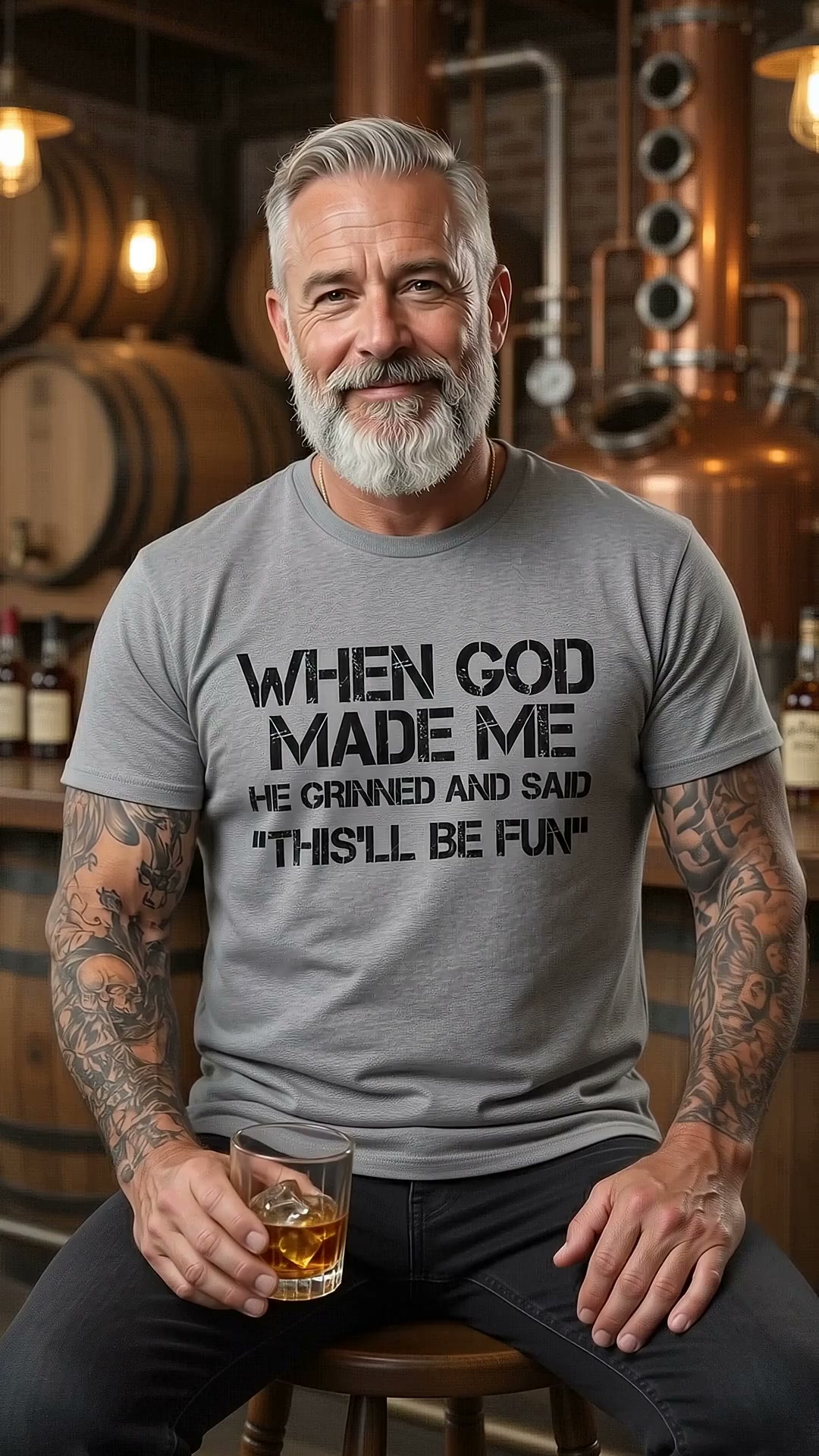 When God Made Me He Grinned And Said This'll Be Fun