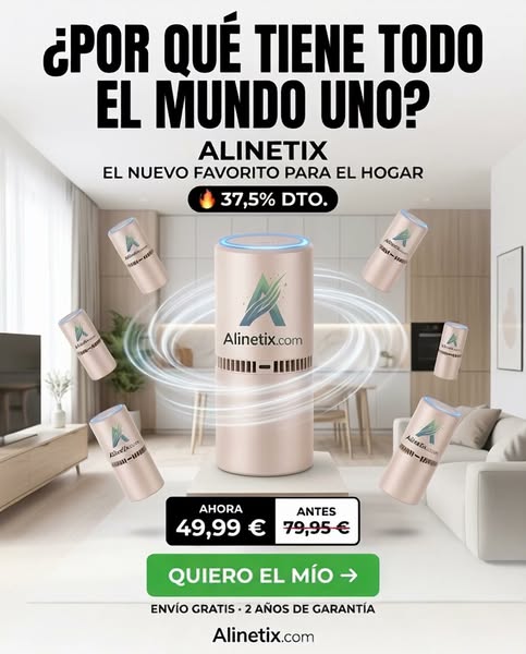 Elimina polvo, olores y alergias