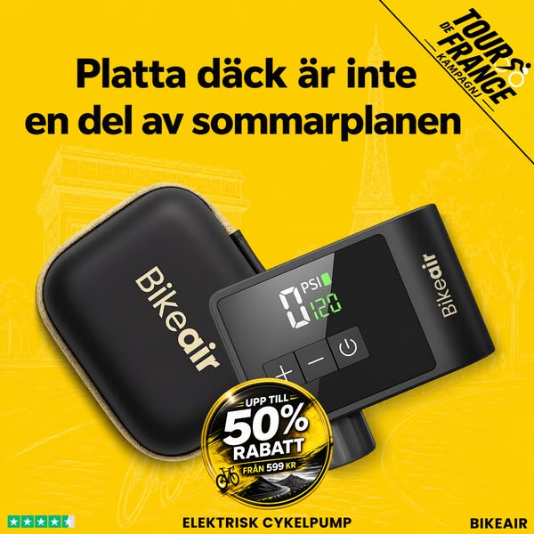 Bikeair 2i1 – Pump + fodral
