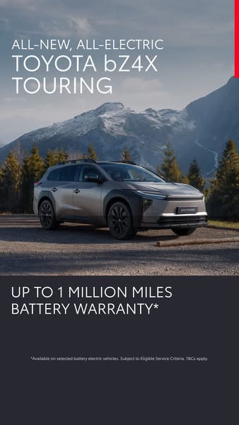 ALL-NEW, ALL-ELECTRIC TOYOTA bZ4X TOURING