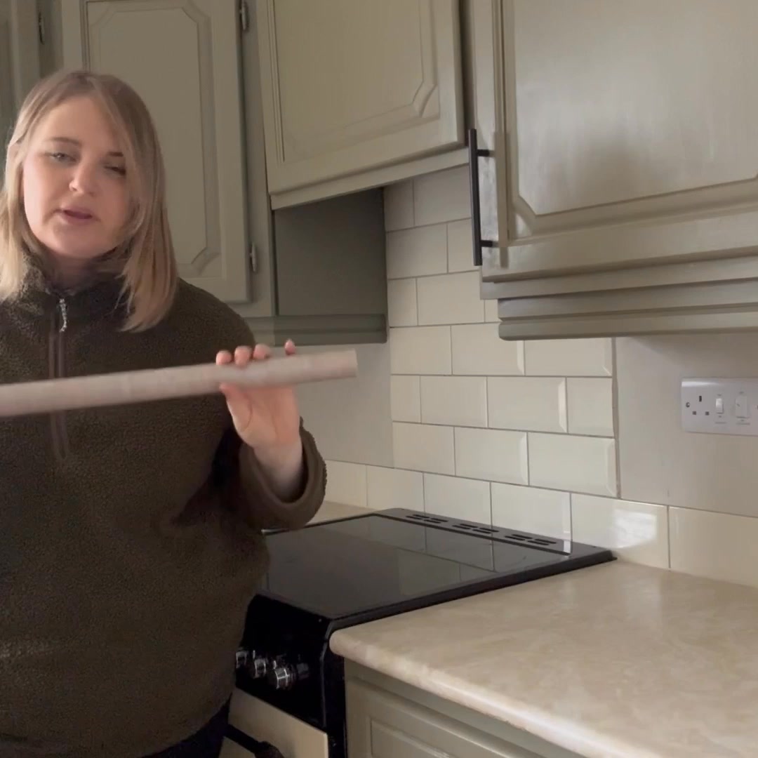 How to cover a kitchen worktop