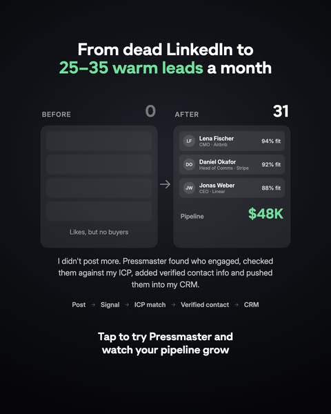 Maximise LinkedIn Visibility Automatically.