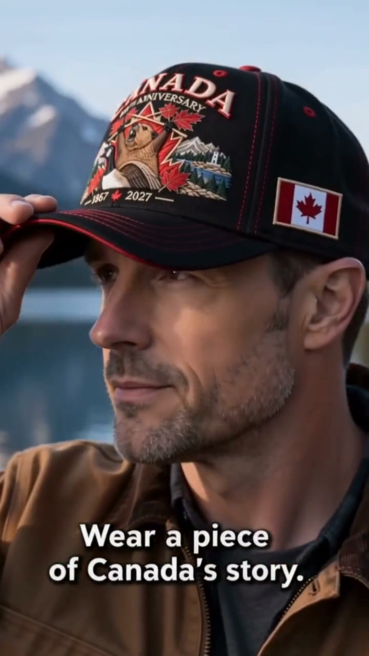 Canada 160th Anniversary 1867–2027 - Premium Embroidered Heritage Cap100% Cotton • Detailed Embroidery • Comfortable Fit