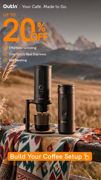 Café-Quality Coffee Anywhere — Up to 20% OFF