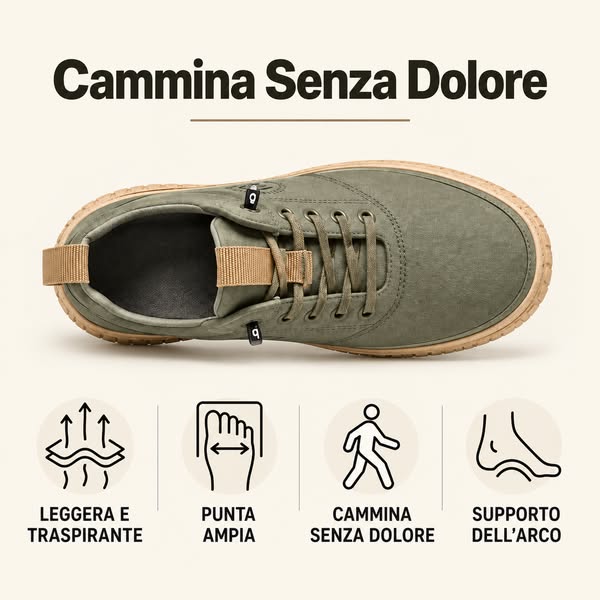 Comfort e stile che senti fin dal primo passo.